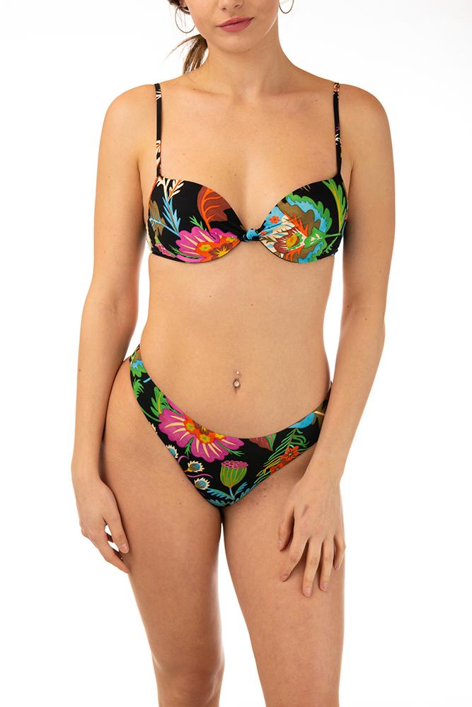 BIKINI COPPA DONNA NERO V4201T-V4185B MIFGNE MISS BIKINI